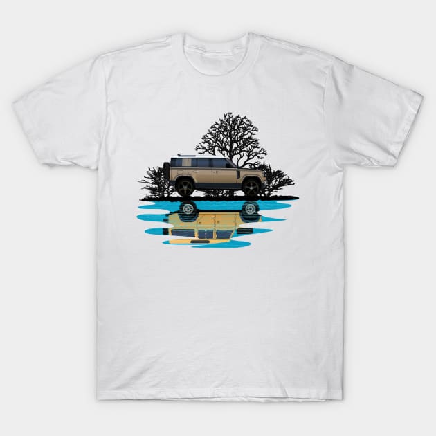 Defender T-Shirt by AutomotiveArt